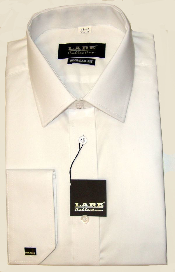 Jednobarevné pánské košile  BAVLNĚNÉ s DLOUHÝM rukávem-BUSINESS B3