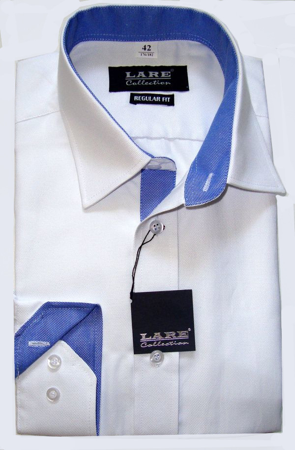 Vzorované pánské košile s DLOUHÝM rukávem - REGULAR FIT a SLIM FIT-THOMAS T115