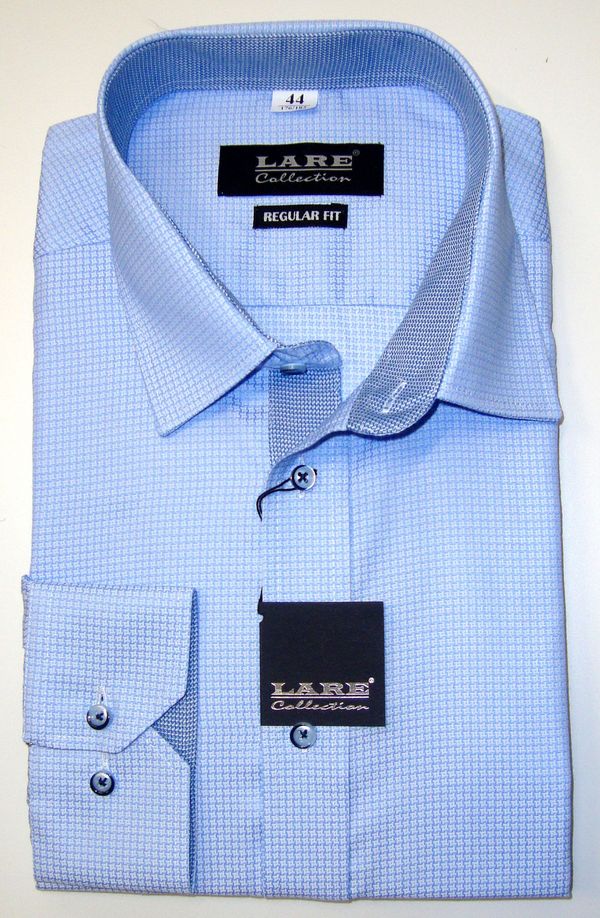 Vzorované pánské košile s DLOUHÝM rukávem - REGULAR FIT a SLIM FIT-GALLANT G181