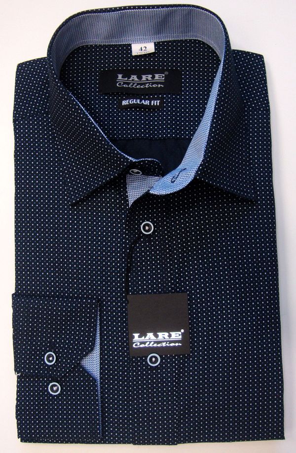 Vzorované pánské košile s DLOUHÝM rukávem - REGULAR FIT a SLIM FIT-GALLANT G210