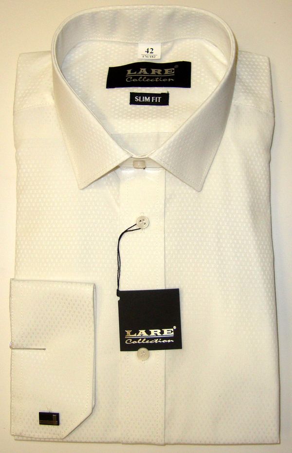 Jednobarevné košile - DLOUHÝ rukáv - SLIM FIT a REGULAR FIT-MICHAEL M11 - CHAMPAGNE