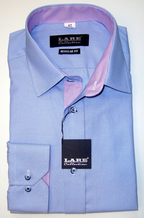 Vzorované pánské košile s DLOUHÝM rukávem - REGULAR FIT a SLIM FIT-GALLANT G233