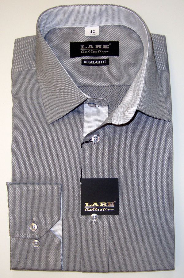 Vzorované pánské košile s DLOUHÝM rukávem - REGULAR FIT a SLIM FIT-GALLANT G235