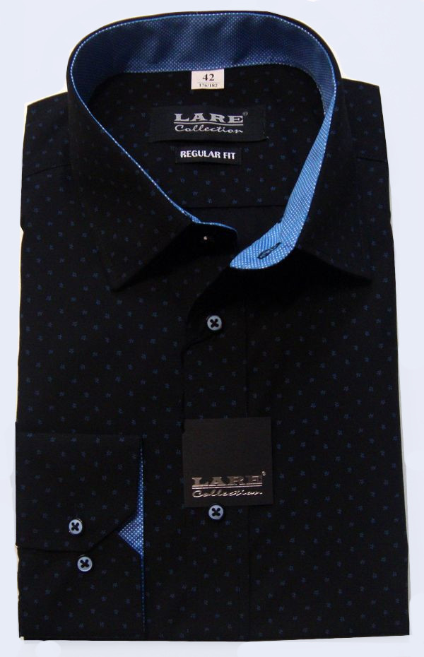 Vzorované pánské košile s DLOUHÝM rukávem - REGULAR FIT a SLIM FIT-GALLANT G243